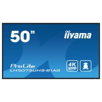 iiyama ProLite Pantalla plana para señalización digital 125,7 cm (49.5") LCD Wifi 500 cd / m² 4K Ultra HD Negro Procesador incorporado Android 11 24/7