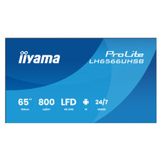iiyama LH6566UHSB-B1AG pantalla de señalización Pantalla plana para señalización digital 165,1 cm (65") LCD Wifi 800 cd / m² 4K Ultra HD Negro Procesador incorporado Android 24/7-MR173 iiyama LH6566UHSB-B1AG pantalla de señalización Pantalla plana para señalización digital 165,1 cm (65") LCD Wifi 800 cd / m² 4K Ultra HD Negro Procesador incorporado Android 24/7