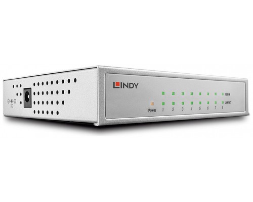 LINDY 8 PUERTOS GIGABIT ETHERNET