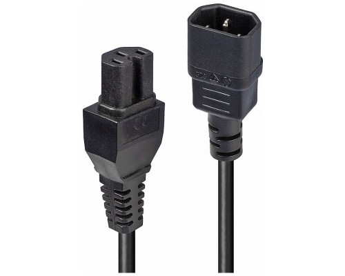 LINDY CABLE DE EXTENSION 2M IEC C14 A IEC C15