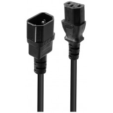 LINDY CABLE DE EXTENSION IEC C14 A IEC C13, 0.5M