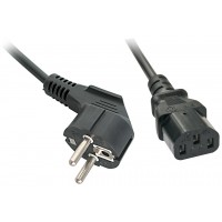 LINDY CABLE DE ALIMENTACION SCHUKO A C13 ACODADO,