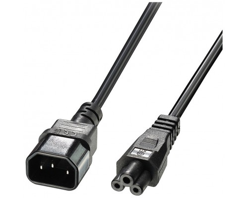 LINDY CABLE DE EXTENSION TREBOL IEC C14 A IEC C5,
