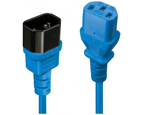 LINDY EXTENSION C14 A C13, AZUL, 1M