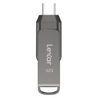Lexar JumpDrive LJDD400032G-BNQNG unidad flash USB 32 GB USB Tipo C 3.2 Gen 1 (3.1 Gen 1) Gris