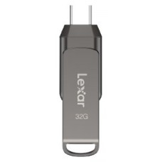 Lexar JumpDrive LJDD400032G-BNQNG unidad flash USB 32 GB USB Tipo C 3.2 Gen 1 (3.1 Gen 1) Gris