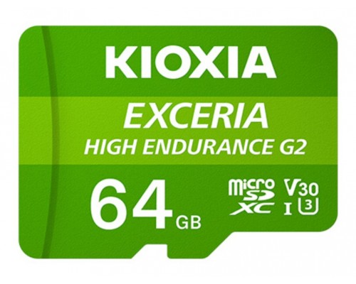 MICRO SD KIOXIA 64GB HIGH ENDURANCE G2-DI3 MICRO SD KIOXIA 64GB HIGH ENDURANCE G2