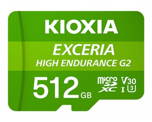 MICRO SD KIOXIA 512GB HIGH ENDURANCE G2-DI14 MICRO SD KIOXIA 512GB HIGH ENDURANCE G2