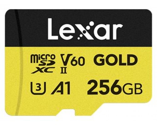 Lexar Professional GOLD 256 GB MicroSDXC UHS-II