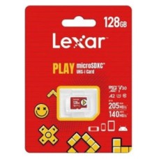 LEXAR 128GB PLAY MICROSDXC™ UHS-I CARDS, UP TO 205MB/S READ, 140MB/S WRITE, C10 A2 V30 U3