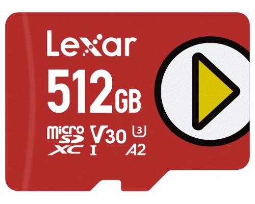 Lexar PLAY microSDXC UHS-I Card 512 GB Clase 10