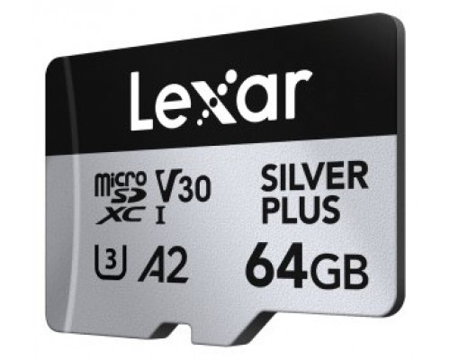 Lexar Professional SILVER PLUS 64 GB MicroSDXC UHS-I Clase 3