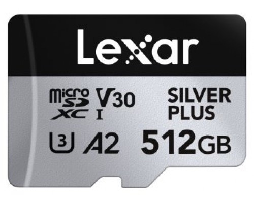 Lexar Professional SILVER PLUS 512 GB MicroSDXC UHS-I