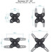 SOPORTE DE PARED TOOQ LP1345TN-B PARA PANTALLA 13-43-DN2 SOPORTE DE PARED TOOQ LP1345TN-B PARA PANTALLA 13-43