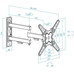 SOPORTE DE PARED TOOQ LP1345TN-B PARA PANTALLA 13-43-DN2 SOPORTE DE PARED TOOQ LP1345TN-B PARA PANTALLA 13-43