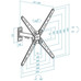 SOPORTE TOOQ LP1355TN-B-DU2 SOPORTE TOOQ LP1355TN-B