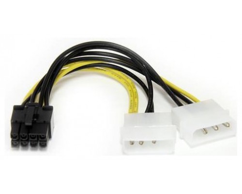 STARTECH CABLE 15CM ADAPTADOR ALIMENTACION LP4 A P