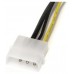 STARTECH CABLE 15CM ADAPTADOR ALIMENTACION LP4 A P