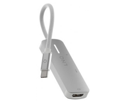 ADAPTADOR 3 PUERTOS USB-C GRIS LINQ (Espera 4 dias)