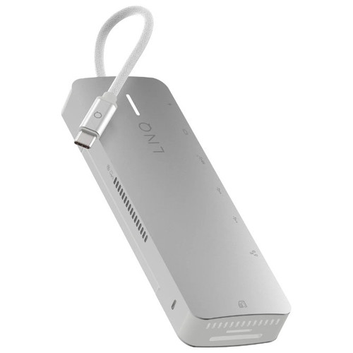 HUB 9 PUERTOS SSD PRO USB-C 140W GRIS LINQ (Espera 4 dias)-SX25 HUB 9 PUERTOS SSD PRO USB-C 140W GRIS LINQ (Espera 4 dias)