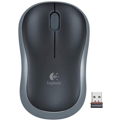 RATON LOGITECH M185 INALAMBRICO NEGRO/GRIS