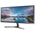 Samsung LS34J550WQR 86,4 cm (34") 3440 x 1440 Pixeles UltraWide Quad HD LED Negro