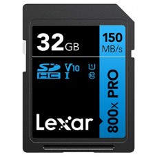 Lexar High-Performance 800xPRO 32 GB SDHC UHS-I Clase 10