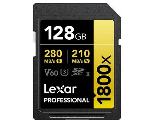 Lexar Professional 1800x 128 GB SDXC UHS-II Clase 10