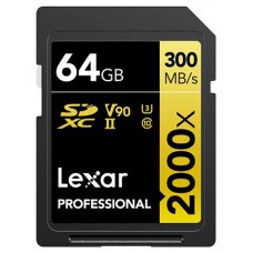 Lexar Professional 2000x 64 GB SDHC UHS-II Clase 10