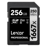 Lexar SDXC, 256 GB UHS-II Clase 10