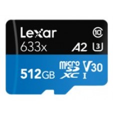 Lexar 633x 512 GB MicroSDXC UHS-I Clase 10