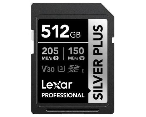 Lexar Professional SILVER PLUS 512 GB SDXC UHS-I