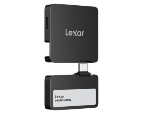 LEXAR PROFESSIONAL GO EXTERNAL PORTABLE SSD 2TB,USB3.2 GEN2 UP TO 1050MB/S READ AND 1000MB/S WRITE CON HUB 4-PUERTOS USB TYPE-C Y CERTIFICADO IP65