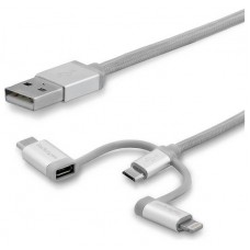 STARTECH CABLE 2M LIGHTNING USB C MICRO