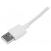 STARTECH CABLE 1M LIGHTNING O MICRO USB BLANCO