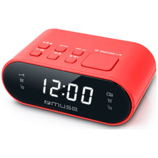 MUSE M-10 ROJO / RADIO DESPERTADOR-M03 MUSE M-10 ROJO / RADIO DESPERTADOR