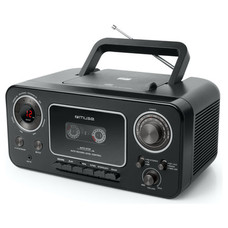 MUSE M-182 RDC BLACK / RADIO CD Y K7 PORTÁTIL-M011 MUSE M-182 RDC BLACK / RADIO CD Y K7 PORTÁTIL