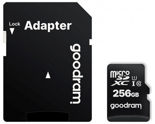 Goodram M1AA. Capacidad: 256 GB, Tipo de tarjeta