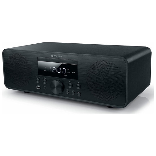 MUSE M-880 FBC BLACK / MICROCADENA 80W CON REPRODUCTOR DE CD, FM RADIO Y USB
