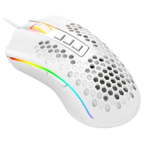 Redragon - STORM Raton Gaming RGB Blanco