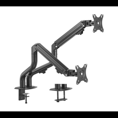Gembird MA-DA2-02 soporte para monitor 81,3 cm (32") Escritorio Negro
