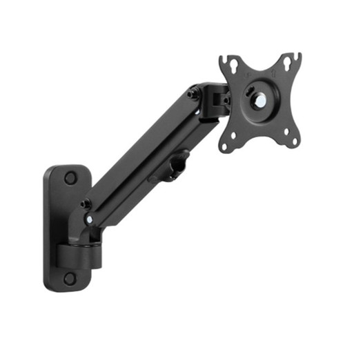 Gembird MA-WA1-01 soporte para monitor 68,6 cm (27") Pared Negro