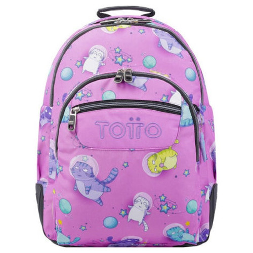 MOCHILA ESCOLAR GATOS ASTRONAUTAS TOTTO MA04ECO029-2310N-9I9 (Espera 4 dias)-SX19 MOCHILA ESCOLAR GATOS ASTRONAUTAS TOTTO MA04ECO029-2310N-9I9 (Espera 4 dias)