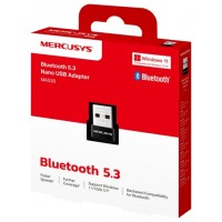 ADAPTADOR USB BLUETOOTH 5.3 MERCUSYS MA530 TAMANO NANO