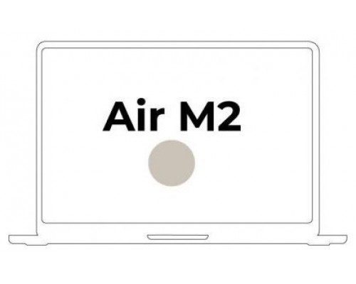Portatil apple macbook air 13 starlight