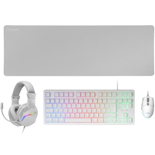 TECLADO MOUSE HEADSET Y ALFOMBRILLA MARS GAMING