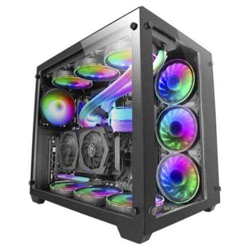 CAJA E-ATX MARS GAMING MC-ULTRA BLACK DOBLE LINEA ARGB