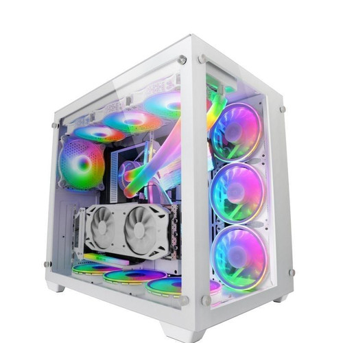 CAJA E-ATX MARS GAMING MCV3 WHITE XXL PREMIUM CUSTOM
