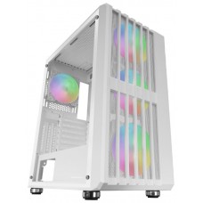 CAJA SEMITORRE ATX MC-VAULT ARGB BLANCO MARS GAMING (Espera 4 dias)