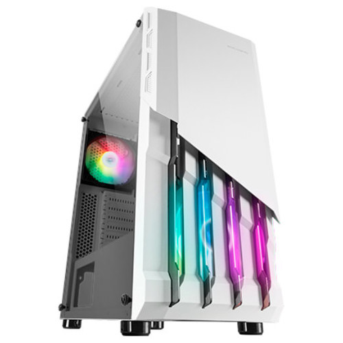 CAJA ATX MARS GAMING MC-X2 WHITE FRONTAL EN ACERO